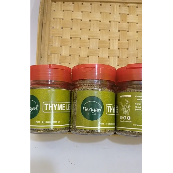 

Thyme Dried Termurah 30 g Kemasan Botol