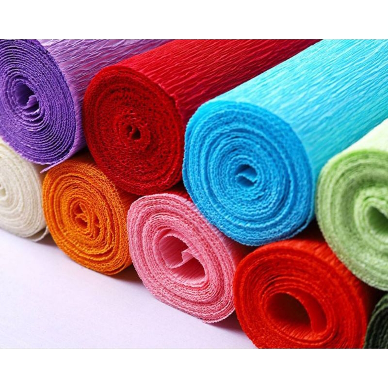 

Kertas Crepe Italy Original Import - Kertas Crepe Warna Warni - Kertas Crepe Non Waterproof - Kertas Buket Bunga