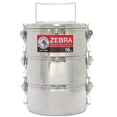 Rantang Susun 3 Stainless / Rantang Zebra Stenlis / Rantang Tebal Stenles / Rantang Susun Stenlis / 