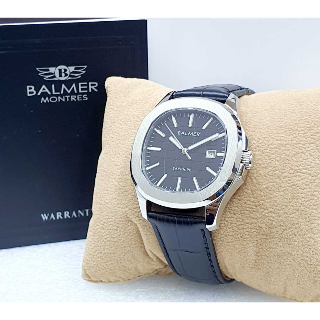 BALMER 8189 Fashion Business Man's Watch Leather Quartz Sapphire Original Watch