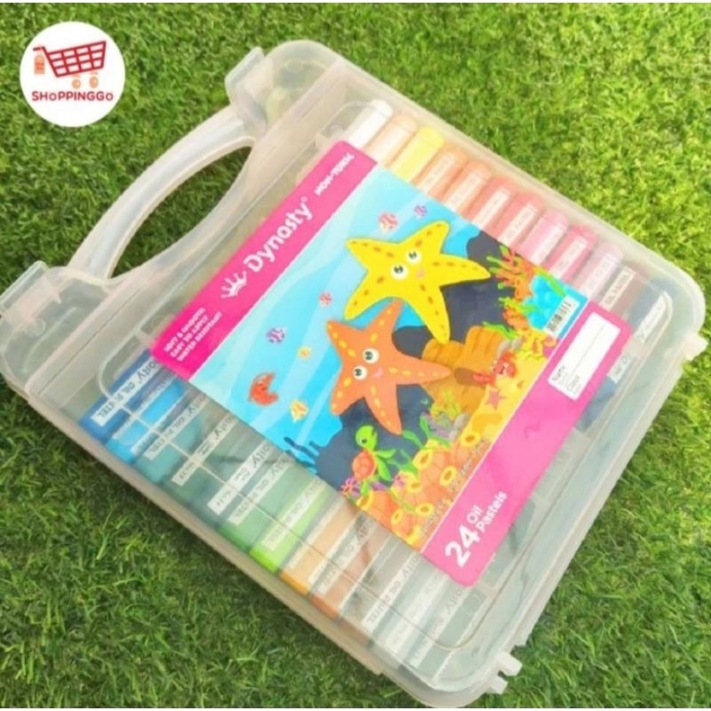 

CRAYON OIL PASTEL DYNASTY - Krayon Warna Lukis Gambar isi set 24 pcs