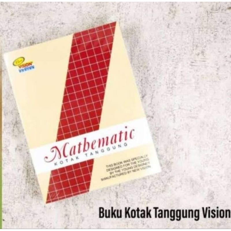

1 Pcs/1biji Buku Tulis Kotak Tanggung/Buku Vision