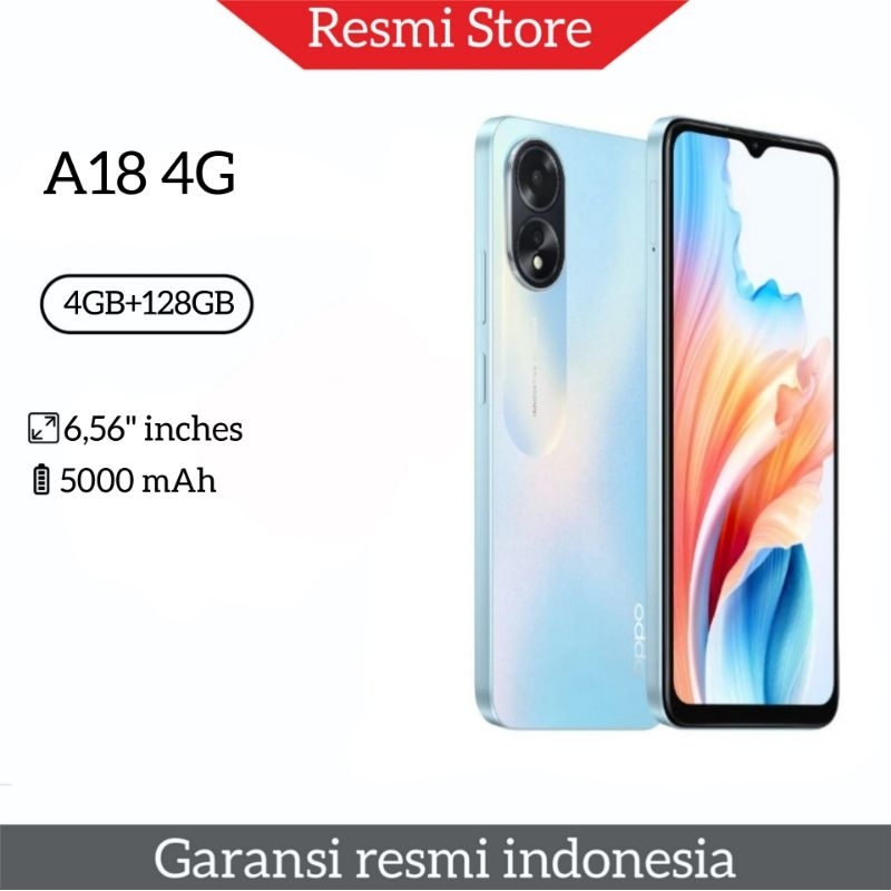 OPO A18 4/128GB & A15 GARANSI RESMI OPO