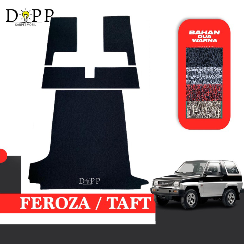 Karpet Mobil Feroza Taft / Karpet Mobil Mie Bihun Daihatsu Feroza Taft GT Bahan Premium