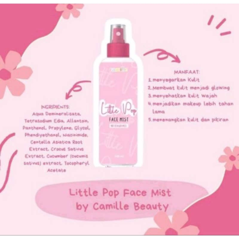 ❤RS❤FACE MIST CAMILLE LITTLE POP CAMILLE BEAUTY FACE MIST CAMILLE