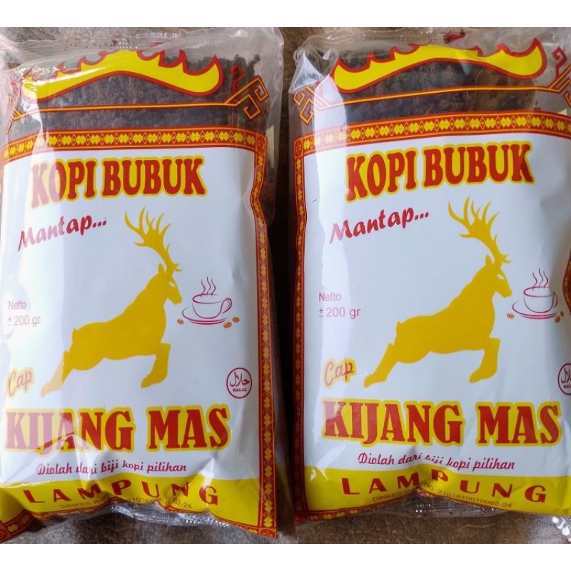 

kopi Lampung cap kijang mas 200gr