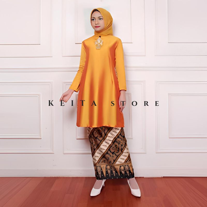 Baju Kurung Melayu - Baju Kurung Wanita Muslim - Baju Kurung Tradisional Melayu