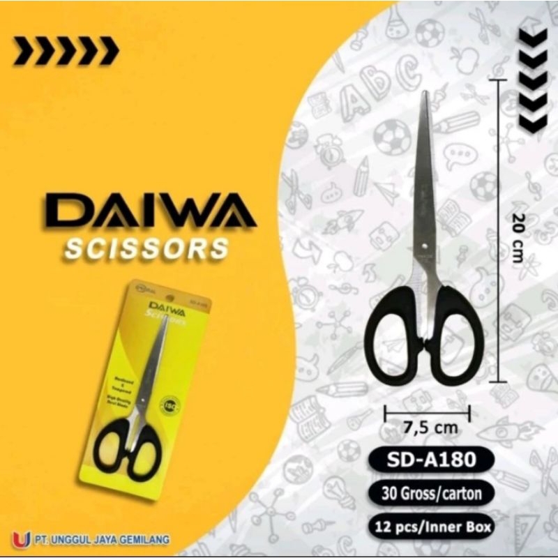 

Gunting Besar Daiwa Stainless Steel SD-A185