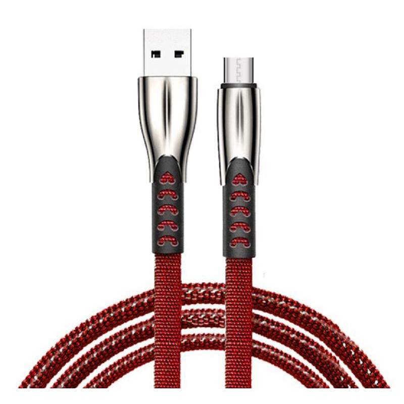 TIANYI KABEL DATA FAST CHARGING LED QUALCOM FAST VOOC MICRO USB JEANS KABEL