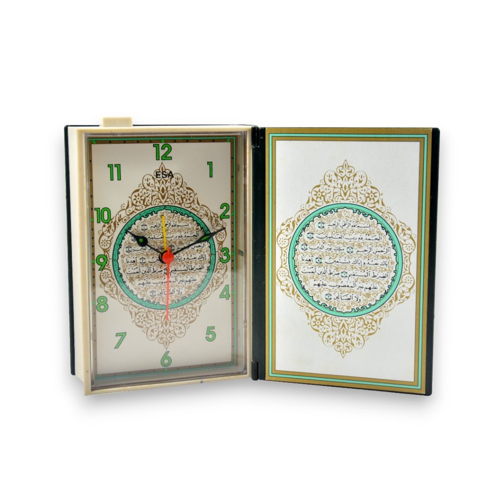 Jam Weker Alarm Suara Adzan Bentuk Alquran Esa FS366