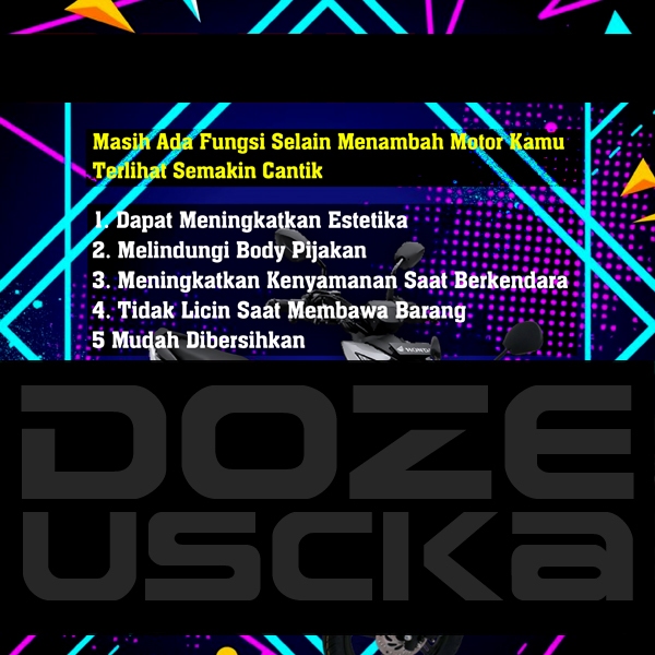 Karpet scoopy 2016 sd 2023 Stepflor Pijakan Alas Kaki Dashboard Motor