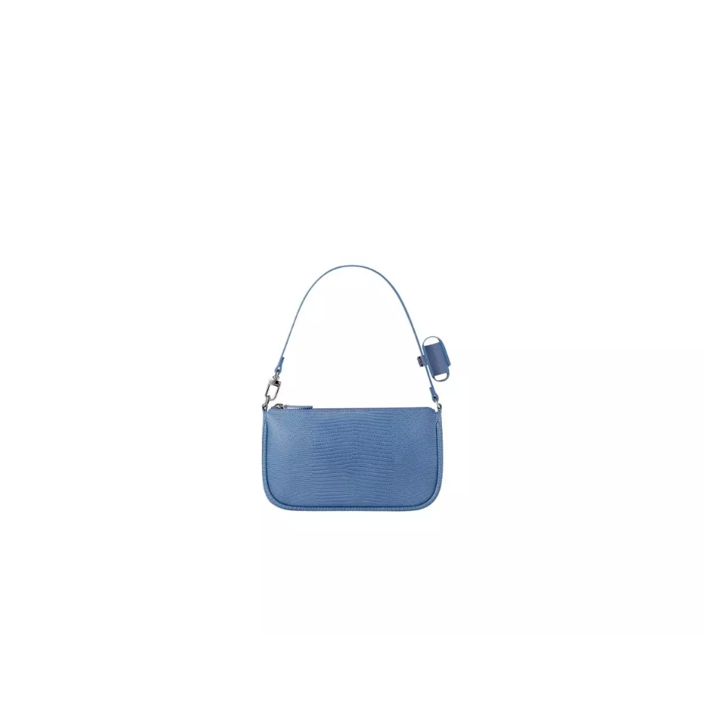 FINDKAPOOR Melar Bag 22 Lizard - Cerulean Blue