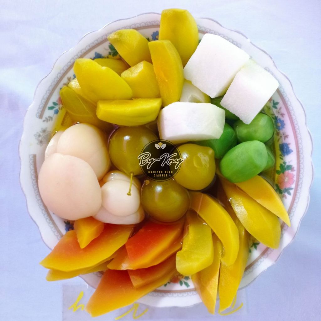 

RK60 Manisan buah campur 600 gram / asinan buah mix / rujak buah / olahan buah / manisan cianjur