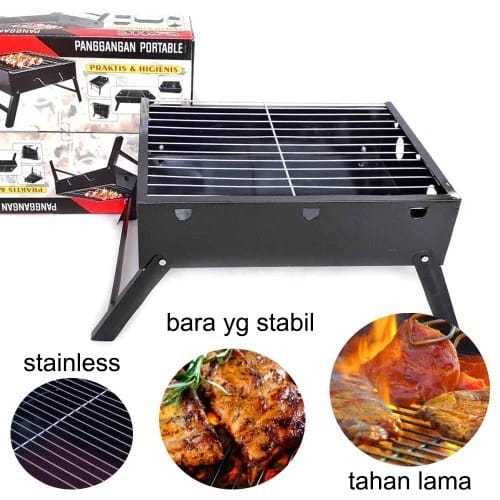 Alat panggang pemanggang sate Panggangan Sate Grill BBQ Alat Panggang Portable