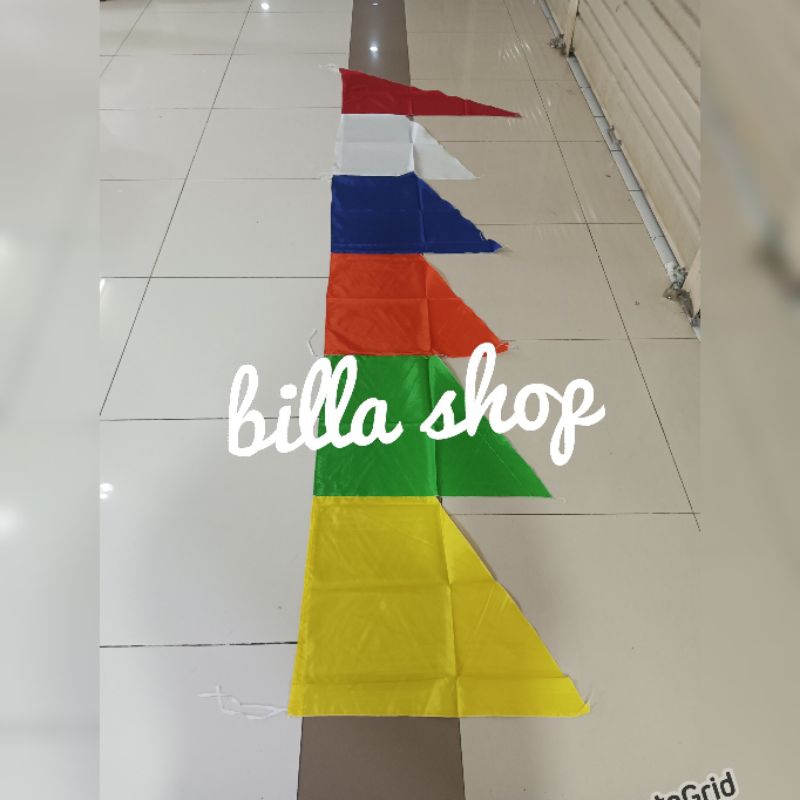 

Umbul - Umbul Warna warni 3 meter ready stock