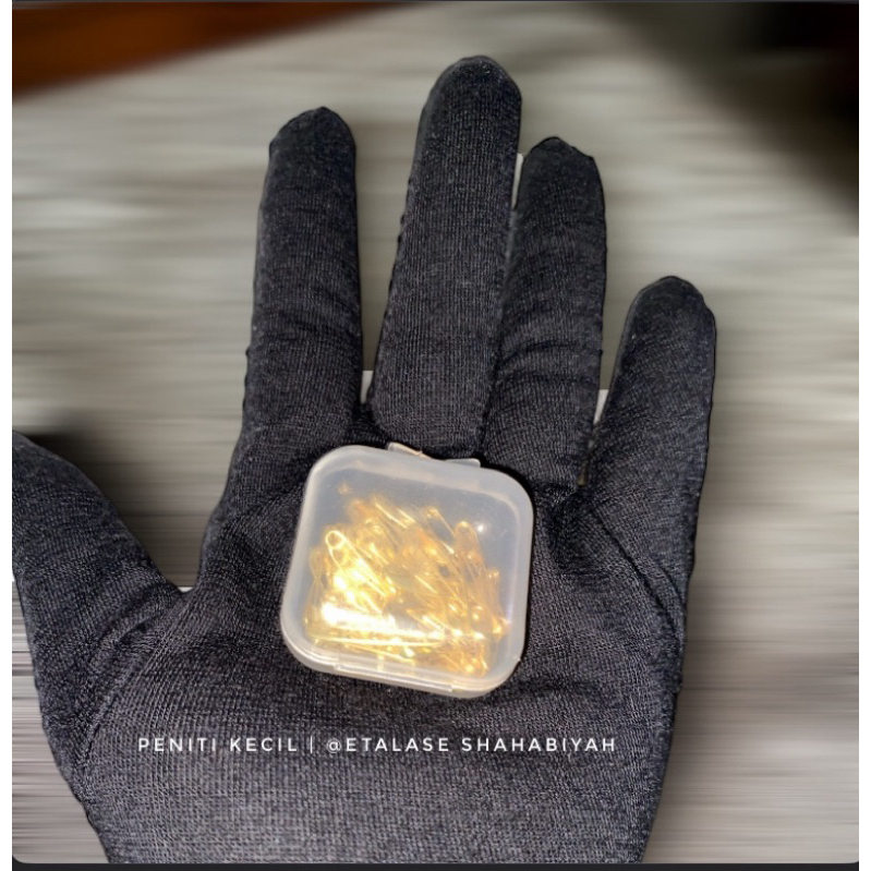 PENITI KECIL ISWAN / SWAN / PENITI PAKAIAN BAJU JILBAB / TAJAM / GOLD / HITAM / SILVER