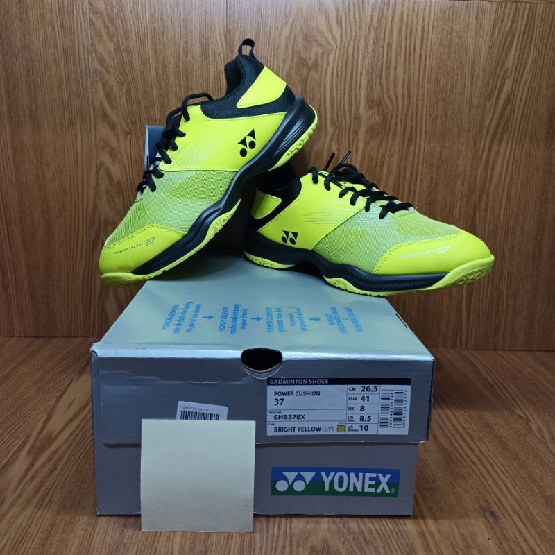 Sepatu Badminton Yonex SHB 37 EX (Bright Yellow)