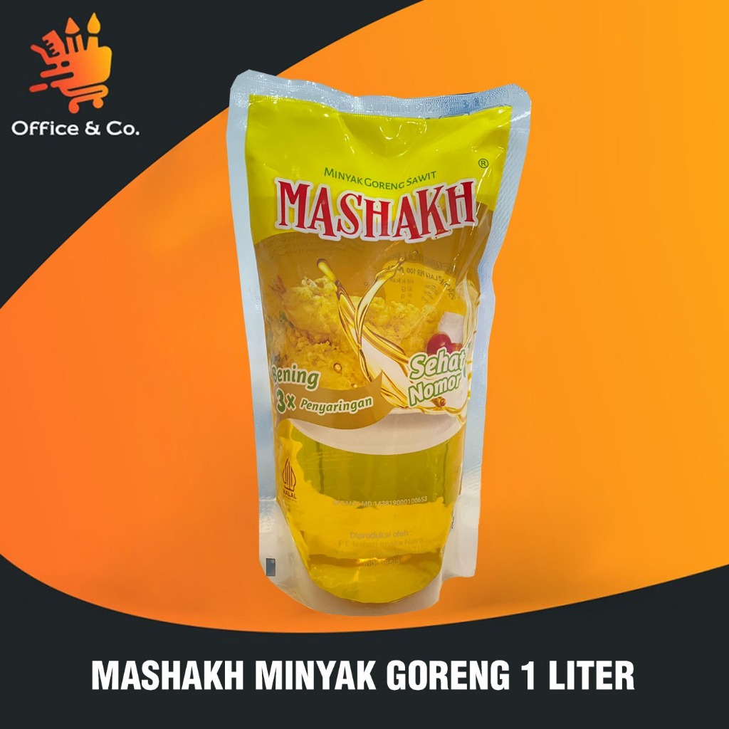 

Mashakh Minyak Goreng 1 Liter Premium Setara Bimoli Halal BPOM