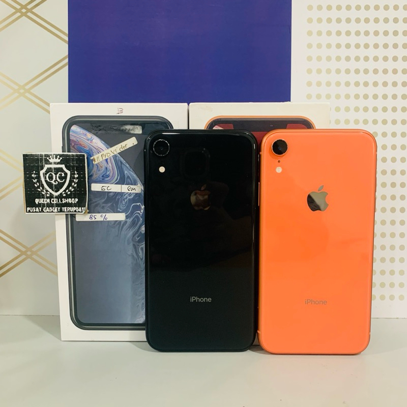 IPHONE XR 64GB 128GB 256GB SECOND FULLSET EX GARANSI INTER