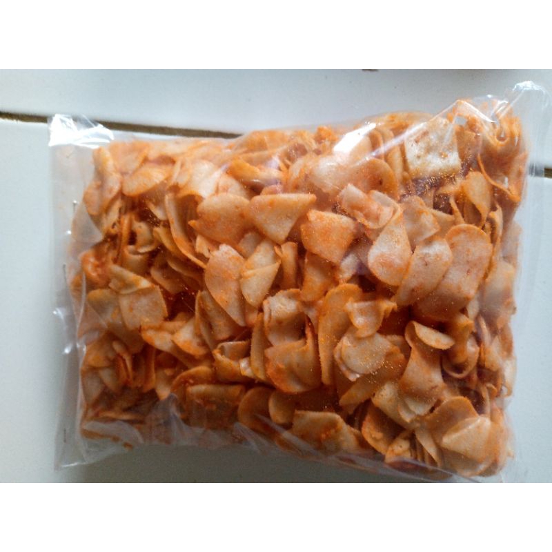 

keripik bawang putih 250g kripik irisan bawang