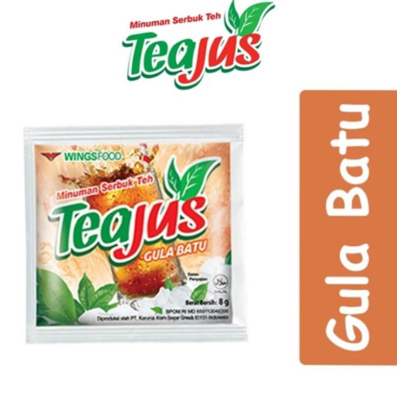 

Tea Jus Gula Batu 1 Renceng (6gr x 10pcs).