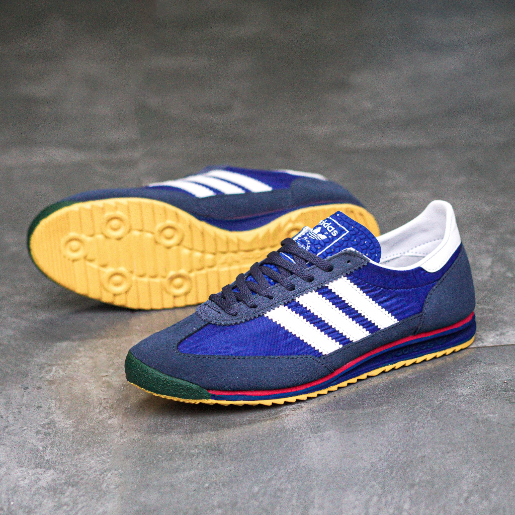 SEPATU ADIDAS SL72 BLUE WHITE RED YELLOW