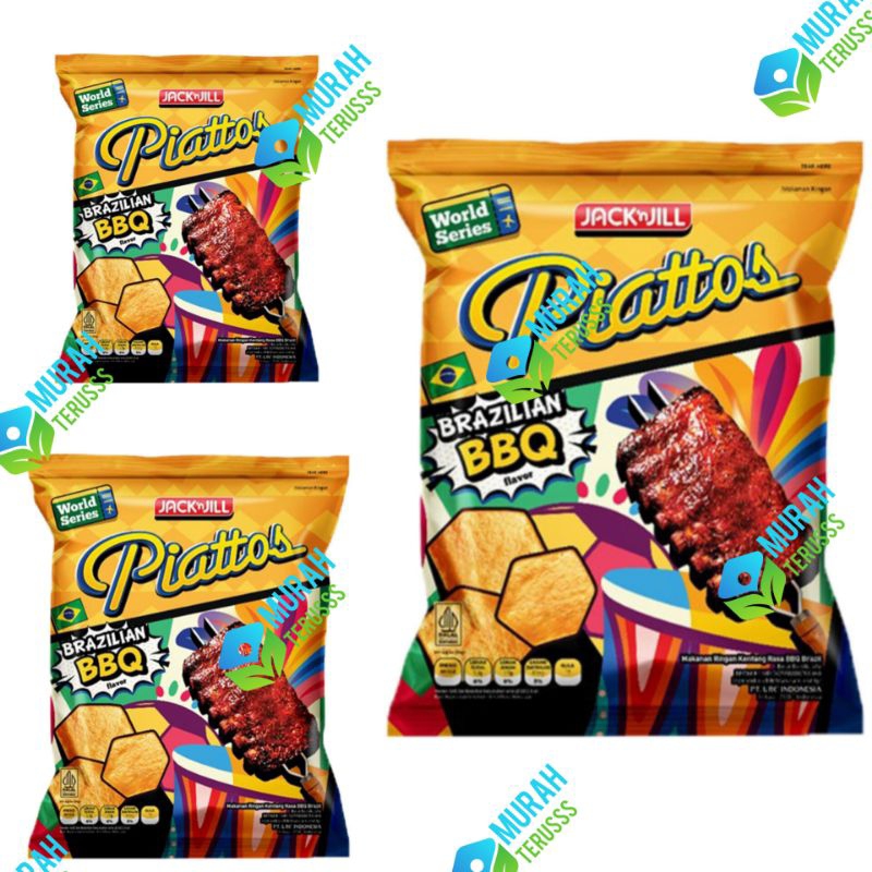 

Piattos Snack Kentang BBQ 68gr / Cemilan / Snack