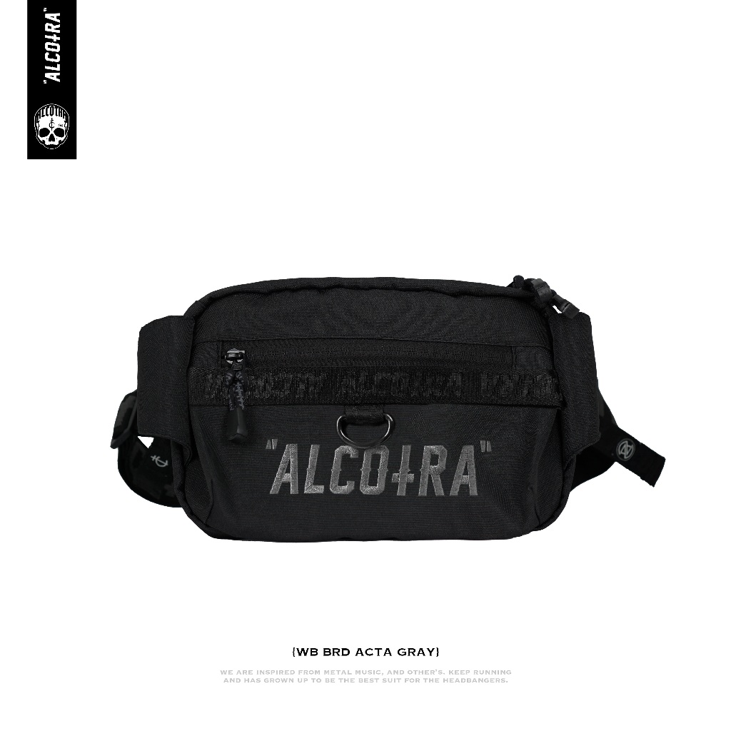 WB BRD ACTA GRAY // WAISTBAG BORDIR ALCOTRA GRAY // WAISTBAG ALCOTRA