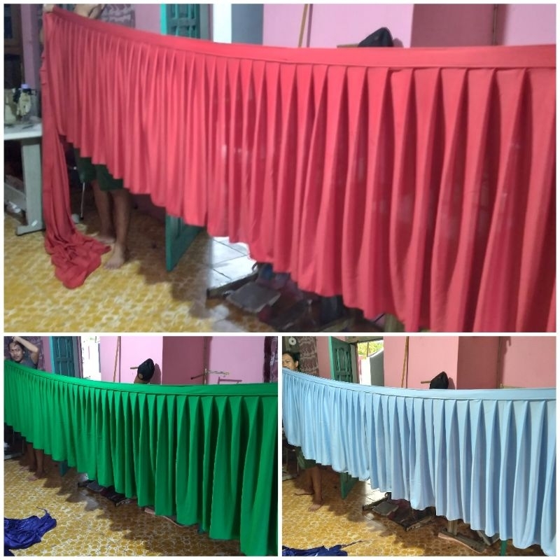 skirting meja kain lotto