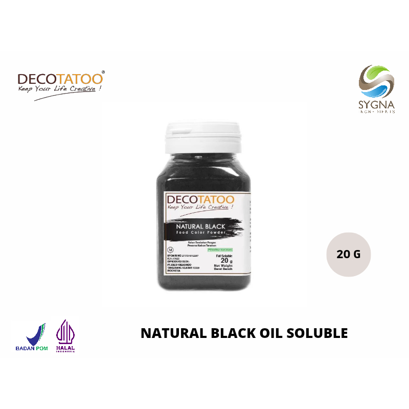 

Pewarna Makanan - Oil Soluble Decotatoo - Black Color