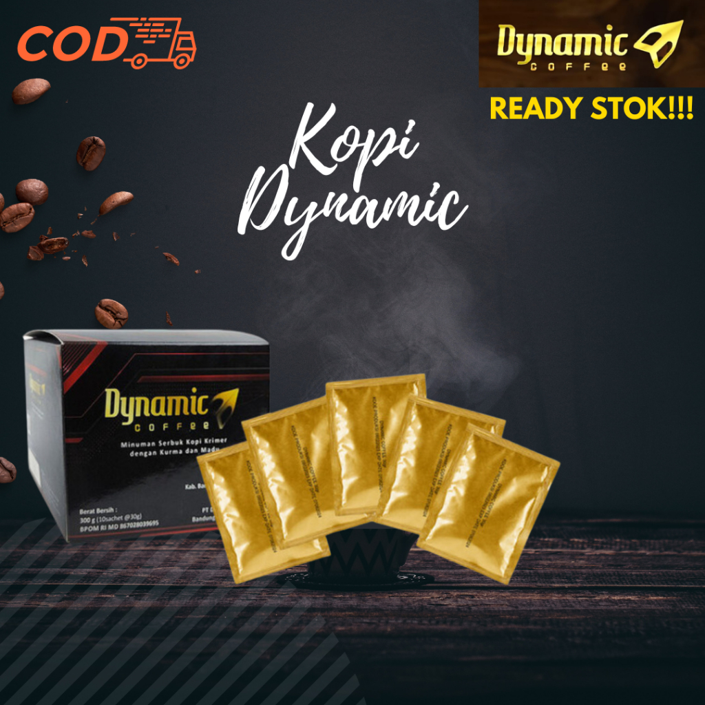 

KOPI DYNAMIC kemasan baru original manfaat & tidak berbahaya - 1 saset