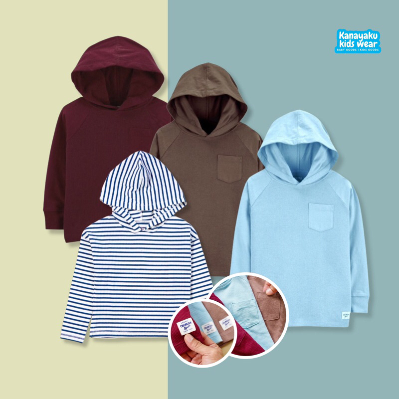 BAJU ANAK HOODIE KNIT OSHKOSH FOR UNISEX