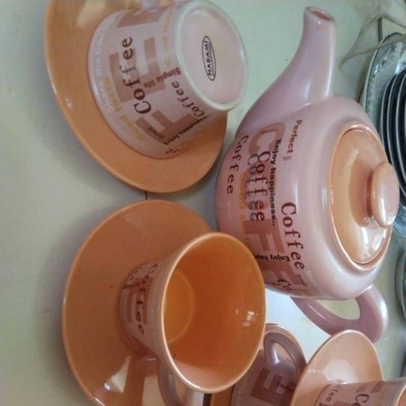 cangkir teko pot set nakami collection
