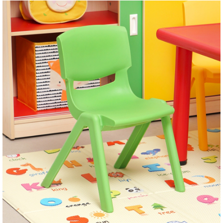 Kursi Sandar Anak / Kursi Anak / Kursi Anak - Hijau Tempat Duduk Anak Kids Chair Bangku Sandaran Pla