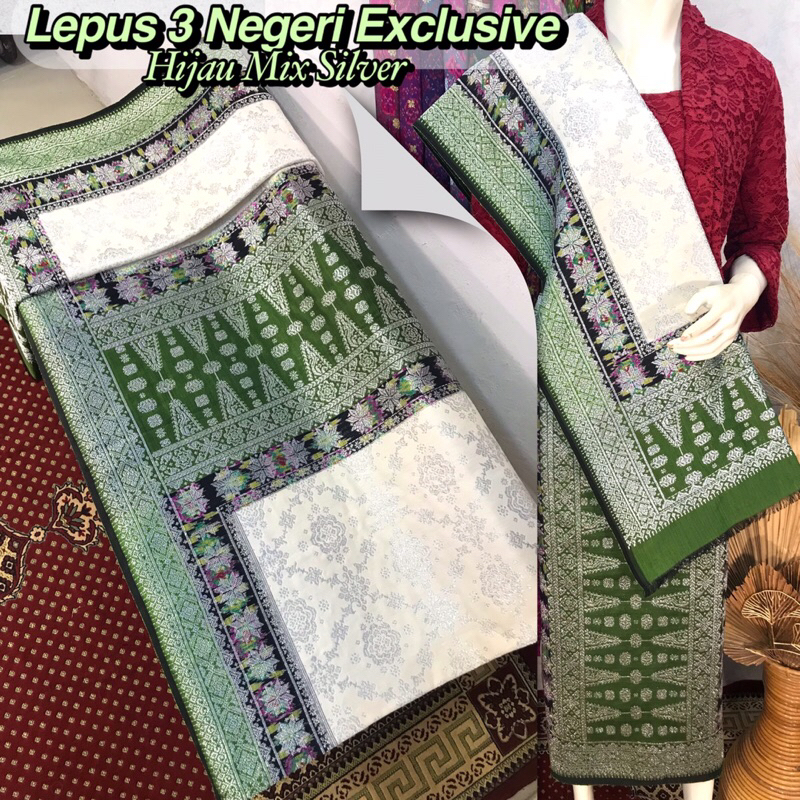 Songket Lepus 3 Negeri Exclusive-Asli Tenun Tangan Palembang(Ilham Songket)