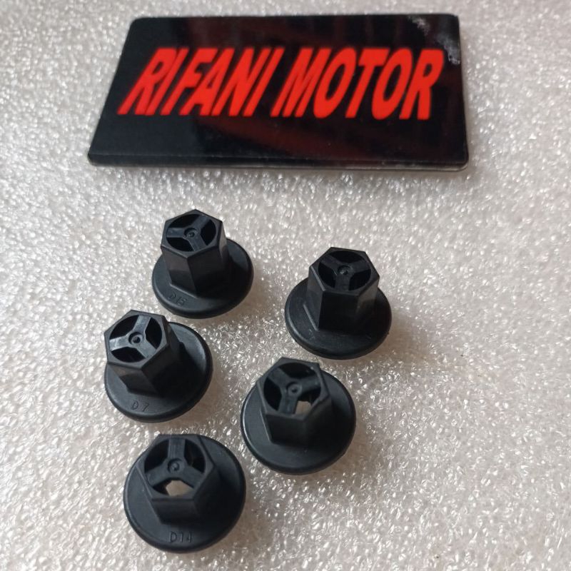 Mur Baut 10Mm Plastik Paket 5 Pcs