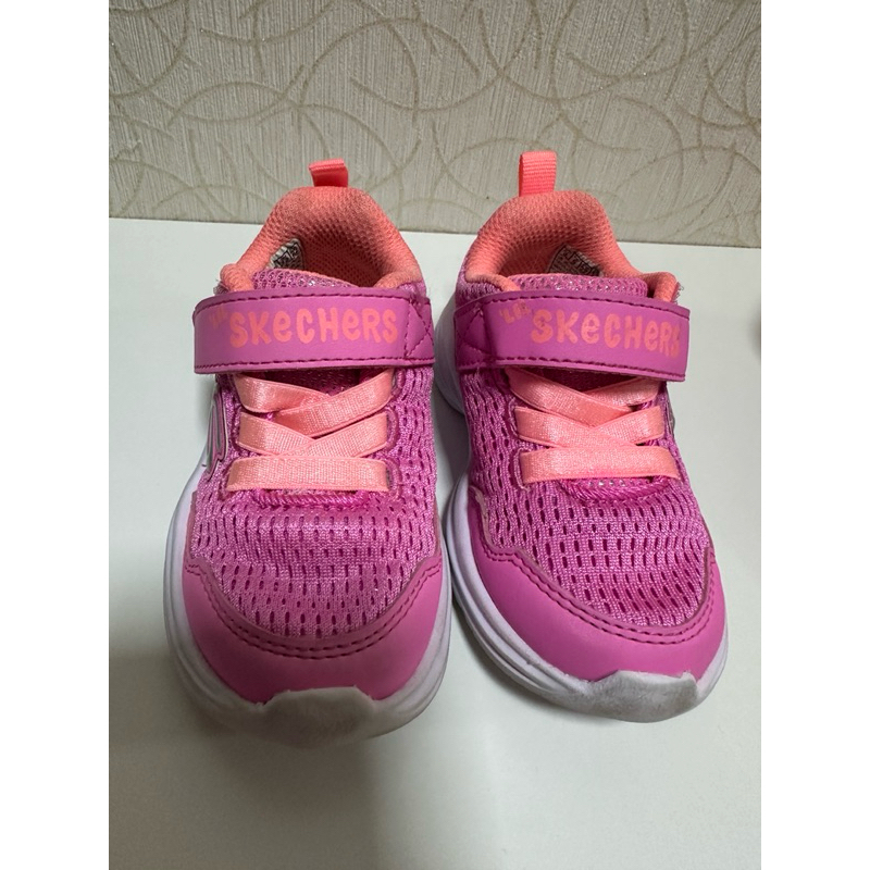 Skechers sepatu anak bayi perempuan pink