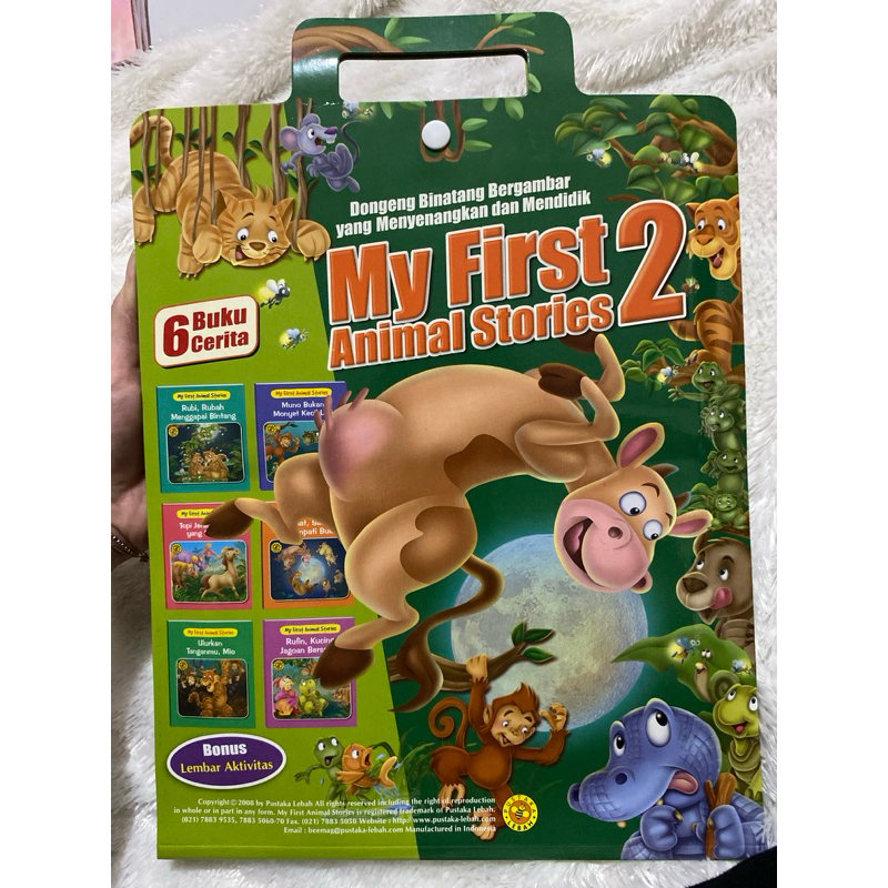 6 BUKU CERITA MY FIRST ANIMAL STORIES 2 BONUS LEMBAR AKTIVITAS