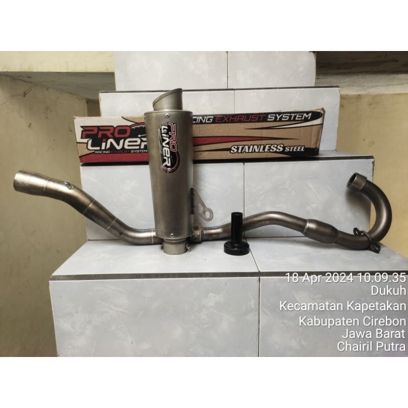 Knalpot Proliner original tipe Long PNP CRF, KLX