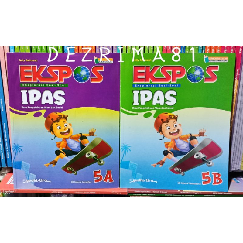 EKSPOS IPAS 5 A B Kelas 5 SD/MI Kurikulum Merdeka - Yudhistira