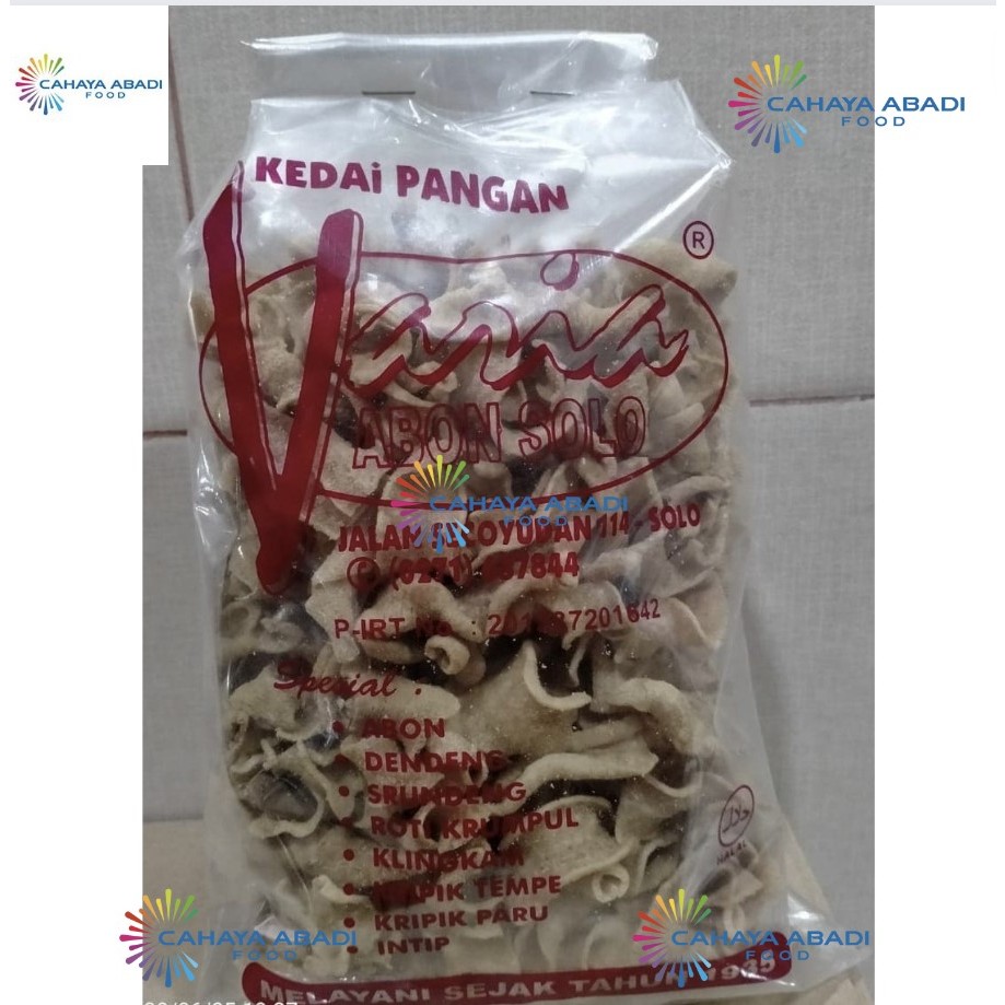 

Keripik Usus Varia Solo 250 Gram