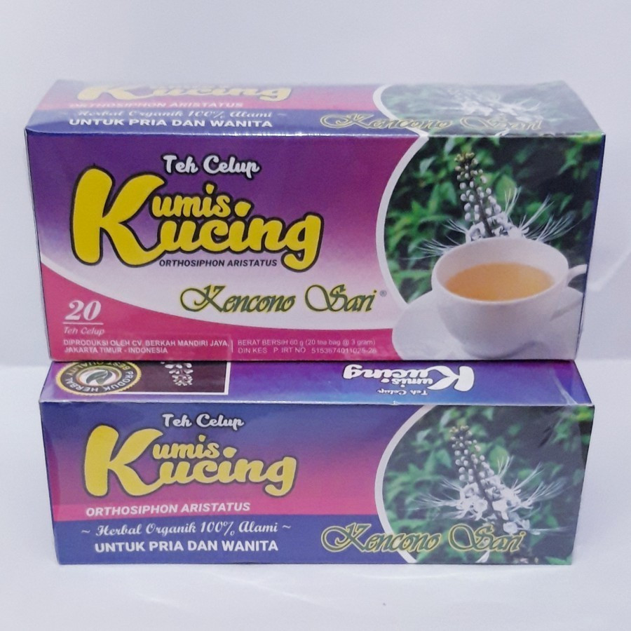 

Teh Celup Kumis Kucing Obat Herbal Batu Ginjal Kencono Sari