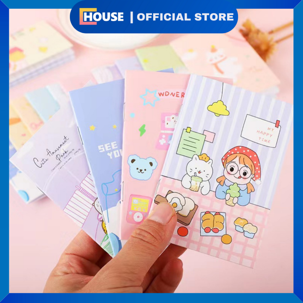 BUKU TULIS MINI MOTIF KARTUN/ NOTEBOOK MINI CARTOON/ BUKU MINI