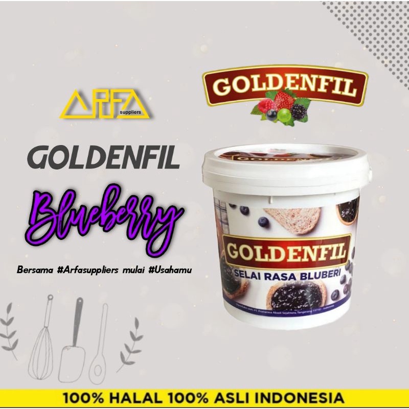 

Goldenfil Blueberry Selai 1kg