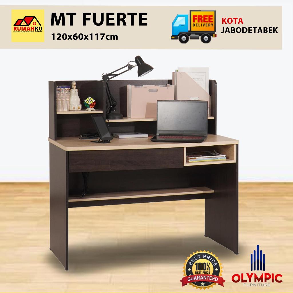 MEJA BELAJAR MINIMALIS - MEJA KERJA MINIMALIS - MEJA KANTOR MINIMALIS - MT FUERTE - OLYMPIC
