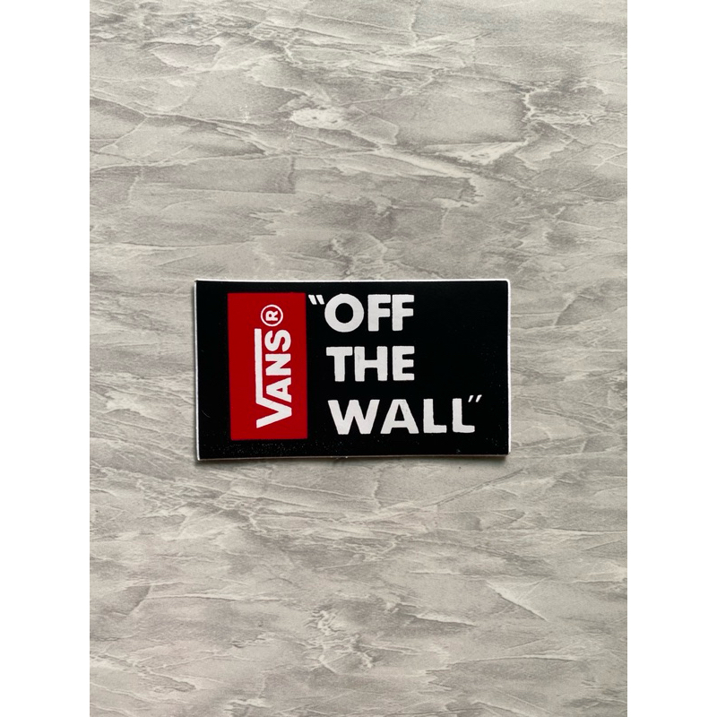 

STICKER BRAND V*NS bahan vinyl anti air