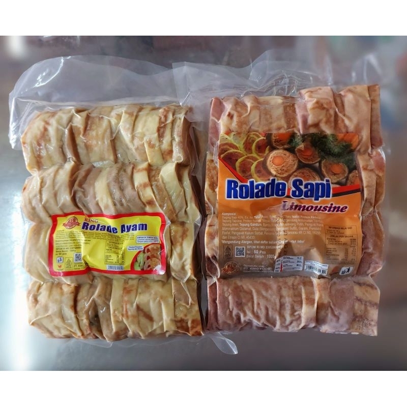 

ROLADE SAPI 1KG|KING ROLADE AYAM 1KG|FROZEN FOOD BANDUNG|NURI FRUITS