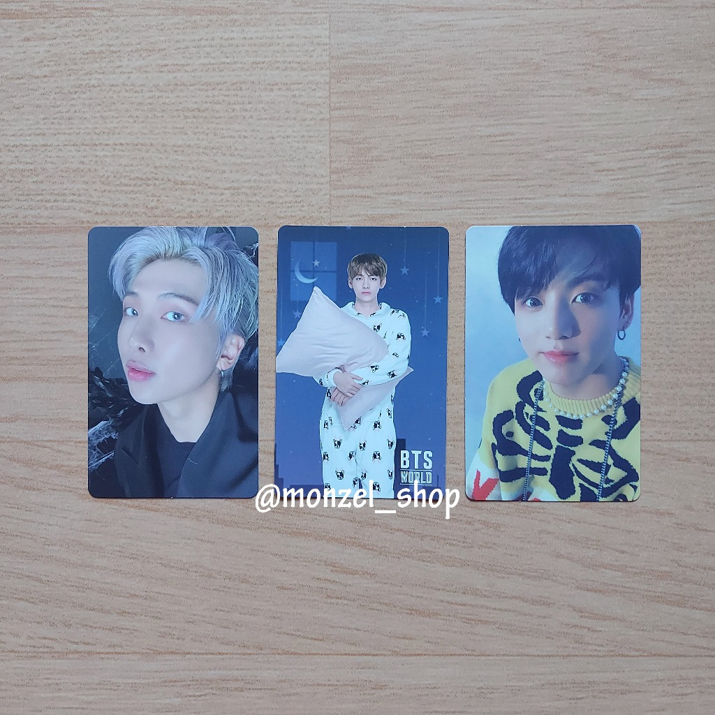 BTS - Map of the Soul 7 / Persona / BTS WORLD Photo Card (PC) RM Taehyung V Jungkook
