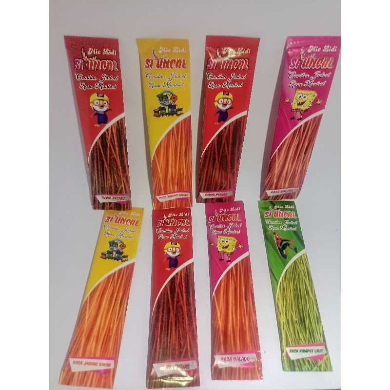 

Mie lidi karakter 1 bal (120 pcs) lebih murah!!