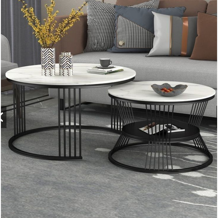 Meja Kopi Besi | Meja Kopi | Meja Kopi Minimalis | Meja Kopi Aesthetic | Meja Kopi Bulat | Meja Kopi